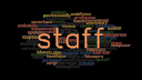 better word for staff.